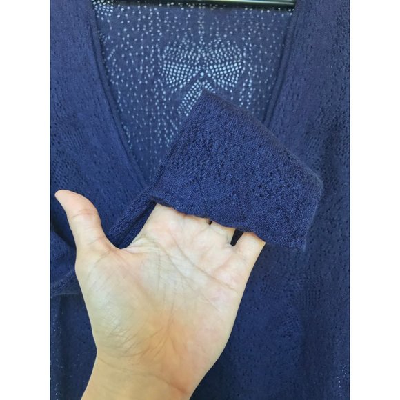 Anthropologie Silk+Cashmere Lacy Light Sweater - Picture 8 of 8